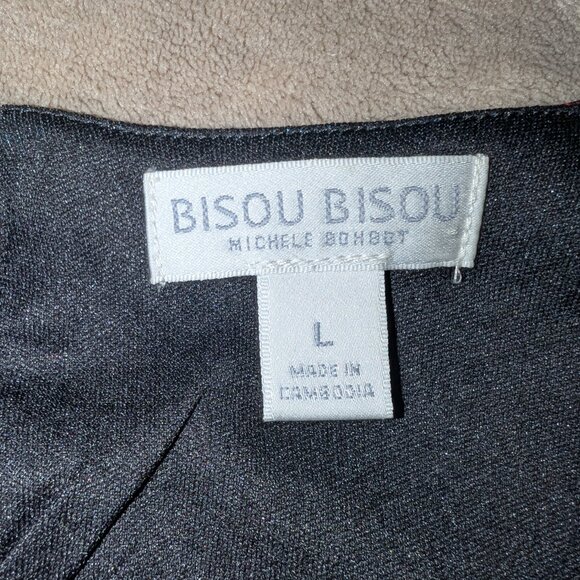 Bisou Bisou Sleeveless Top Multicolor Geometric Design Size L - Picture 2 of 11